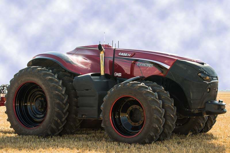 IH displays new cab-less concept tractor - The Robot Report