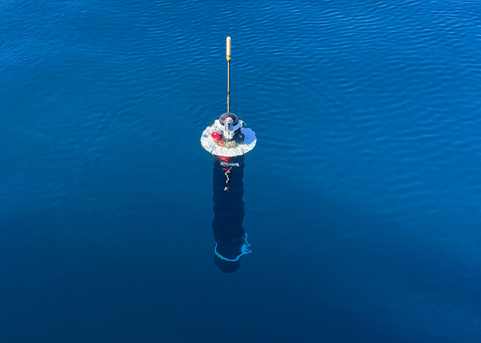 Seatrec's infiniTE float is a subsurface ocean profiling platform. 