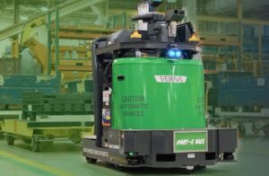Vecna, which raised funding in June 2024, provides robotic tractors, forklifts, and pallet jacks to warehouses.